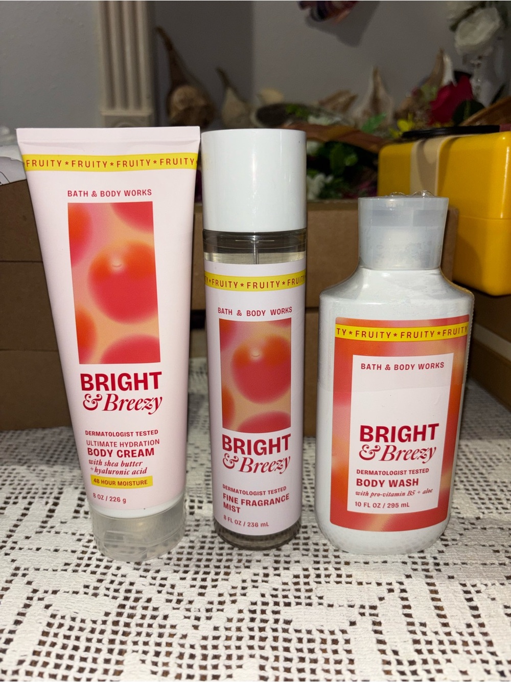 (2026)Bath& Body Works Bright & Breezy Hydrating Body Care Set